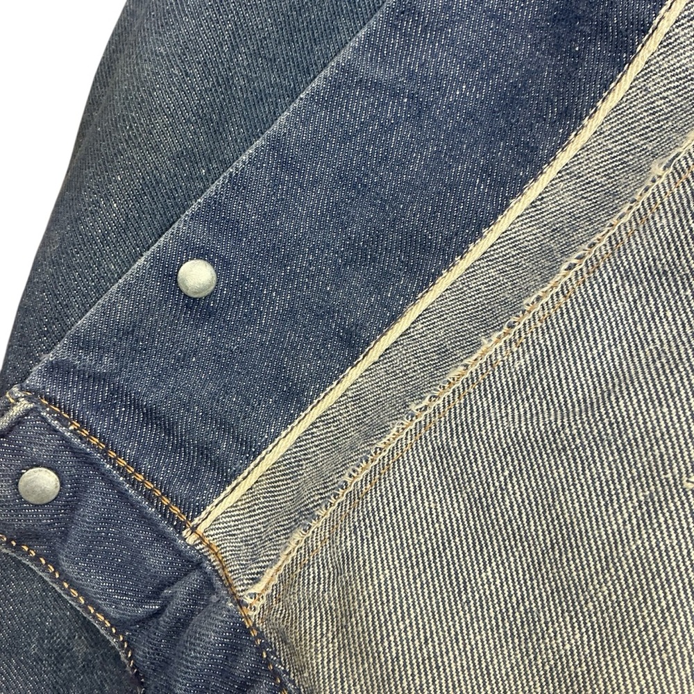 Vintage 60s Wrangler Selvedge button front denim jacket SZ Small USA made - Picture 7 of 10